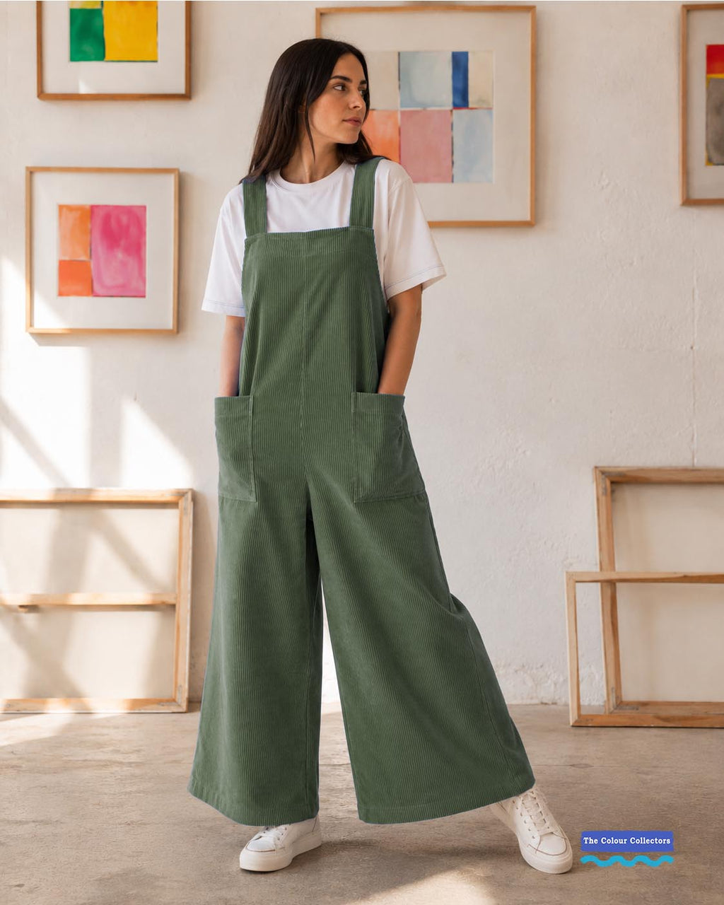 Studio Dungaree in cotton corduroy