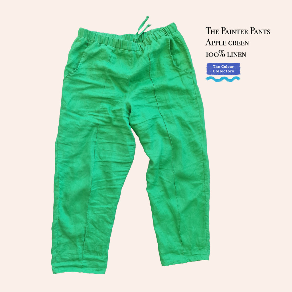 The Painter Pants 100% Linen (choose your colour)