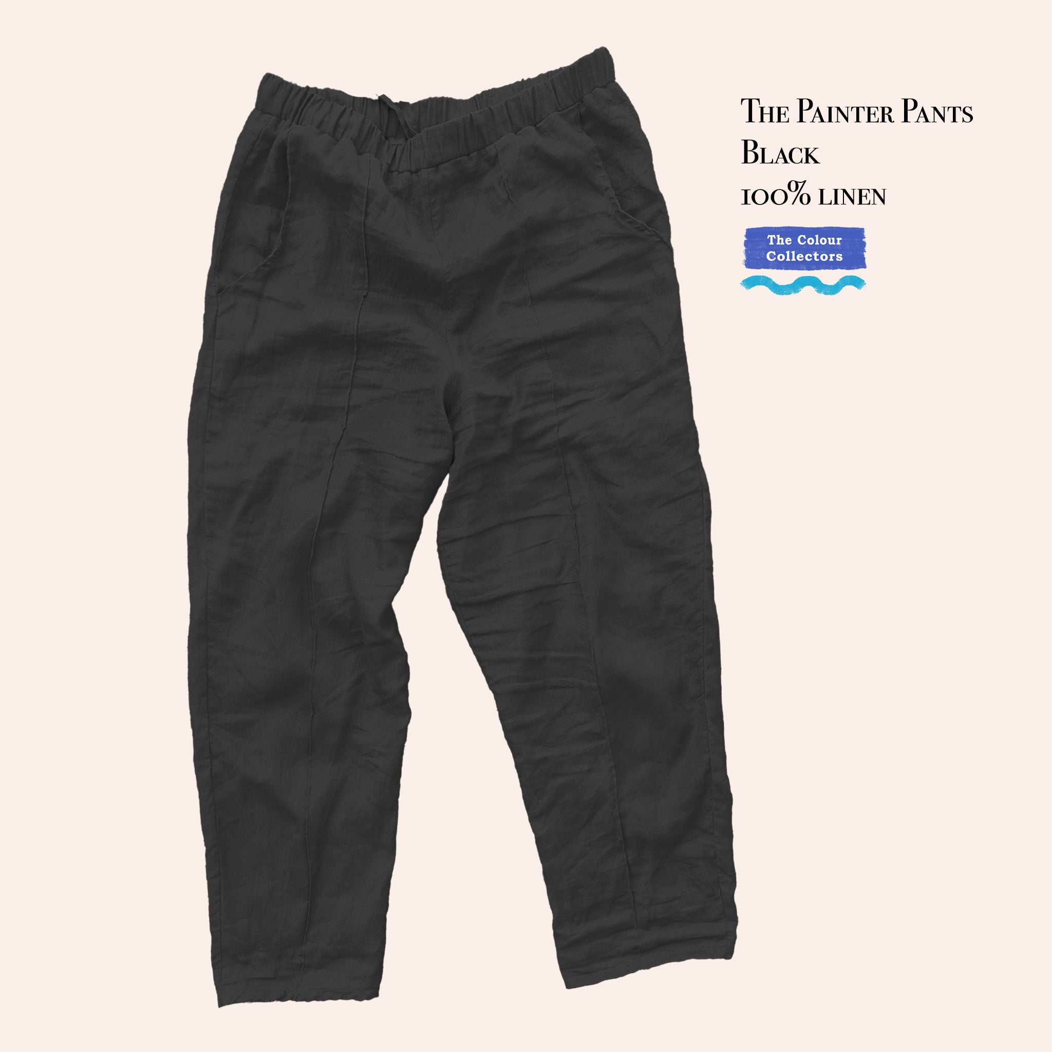 The Painter Pants 100% Linen (choose your colour)