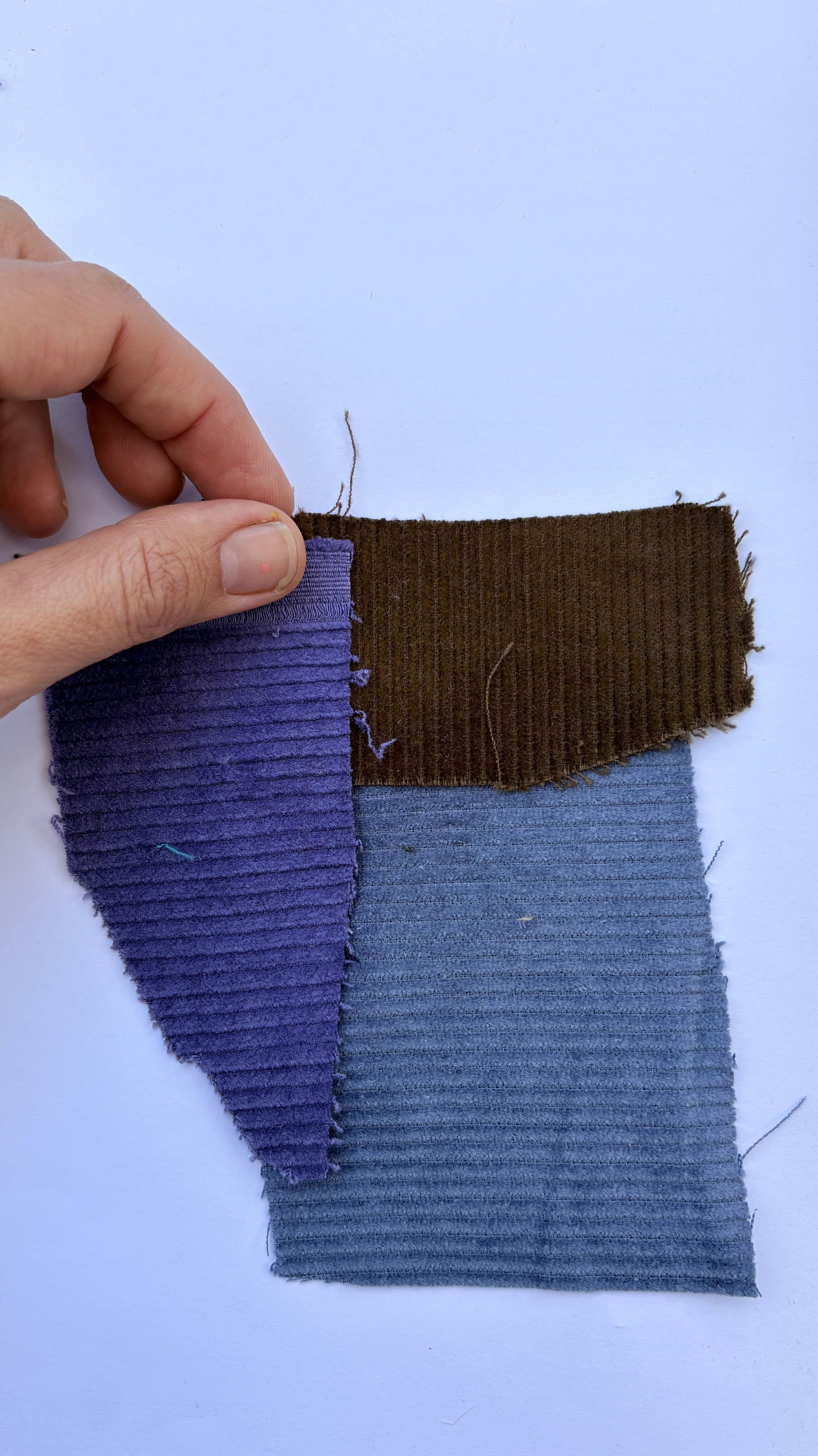 Cotton Corduroy Coat - Blueberry haze