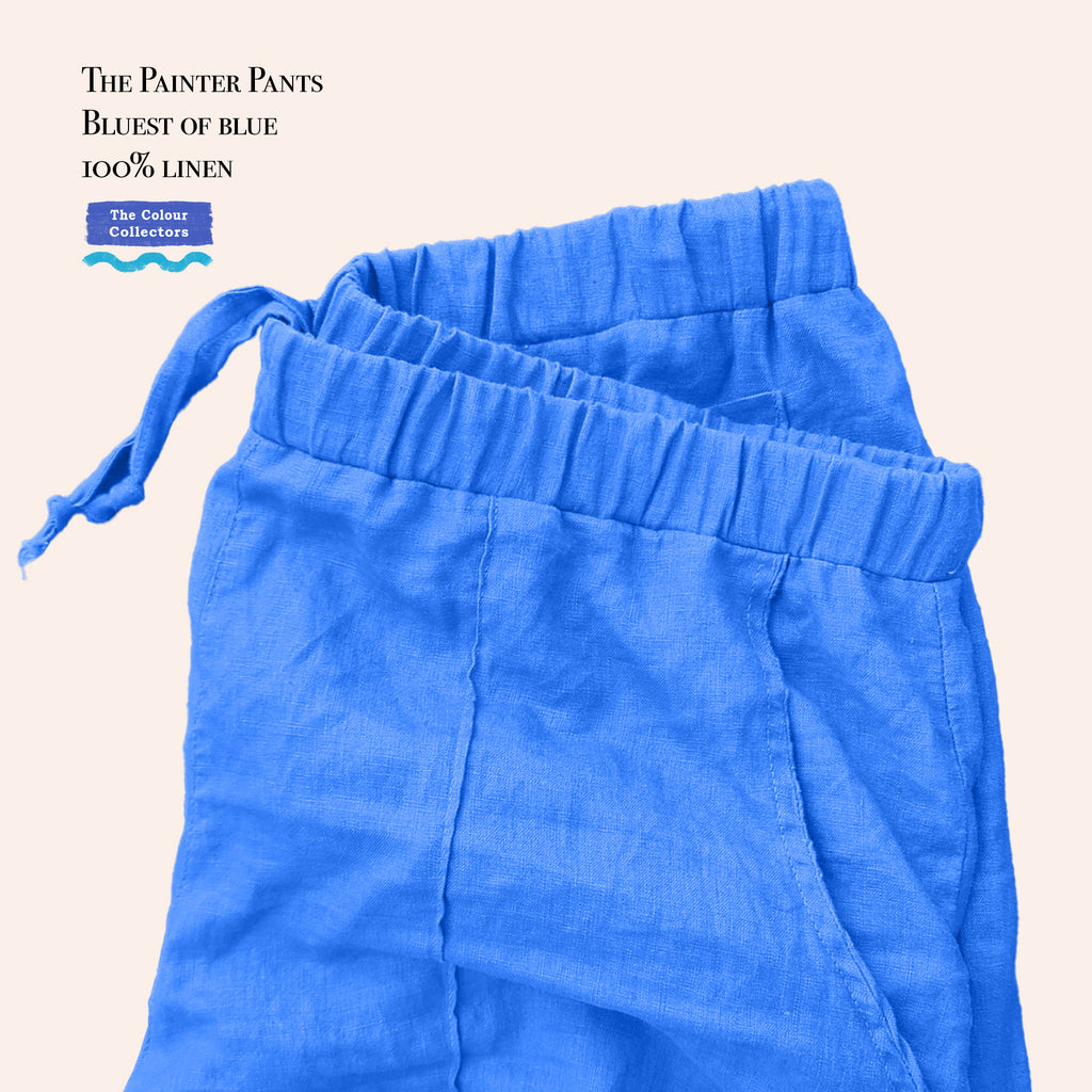The Painter Pants 100% Linen (choose your colour)