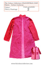 Cotton Corduroy Coat - Cherry Flamingo