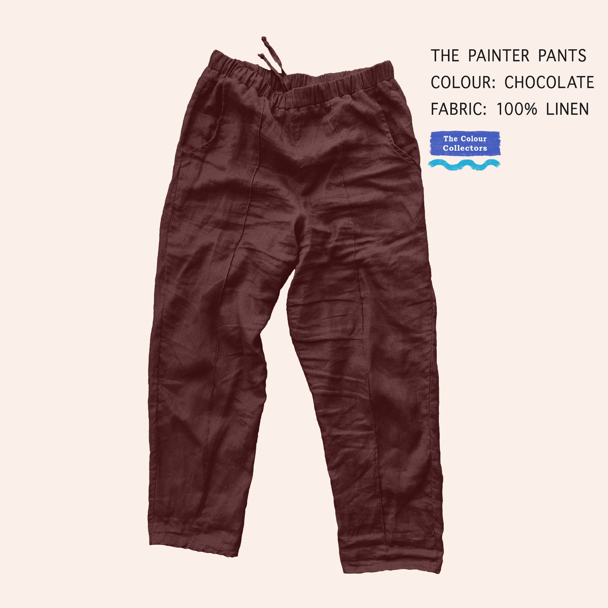 The Painter Pants 100% Linen (choose your colour)