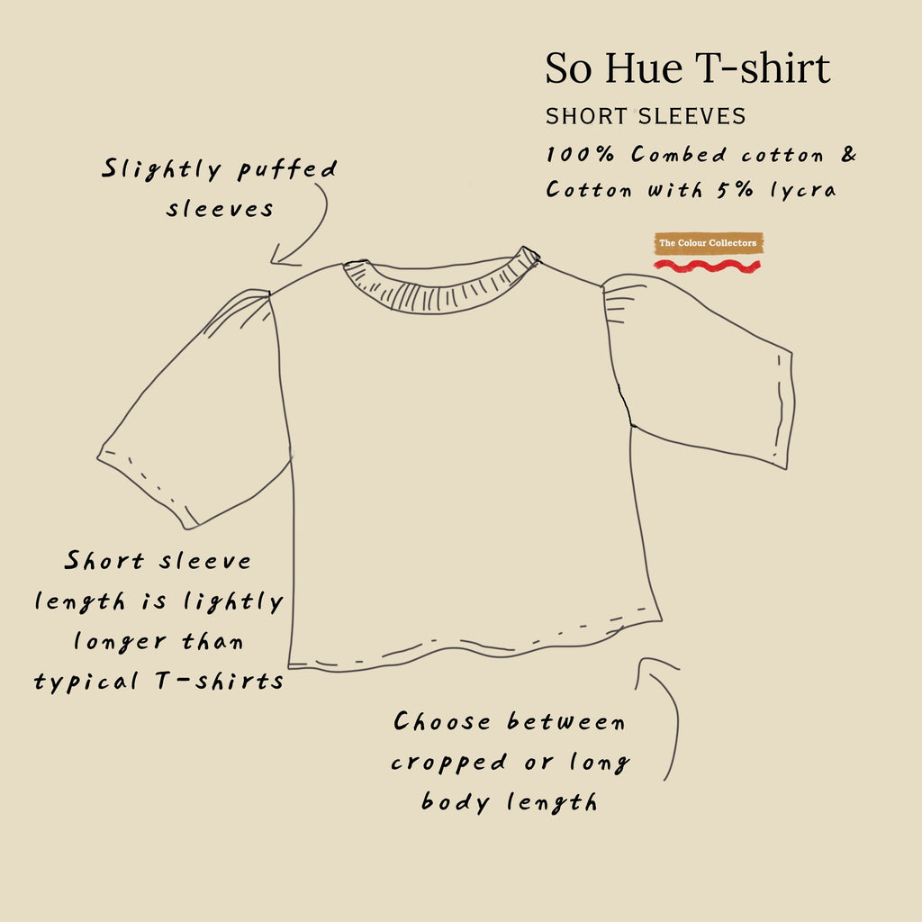 So Hue Cotton T-shirt  long and short sleeves (Pre-mixes)