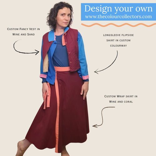 That's-a-wrap skirt (Design your own Multi-Colour skirt)