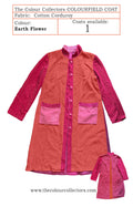 Cotton Corduroy Coat - Earth Flower