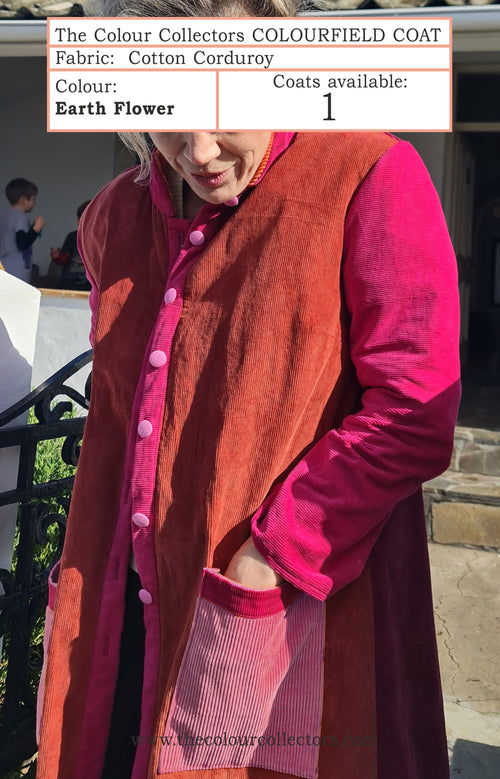 Cotton Corduroy Coat - Earth Flower