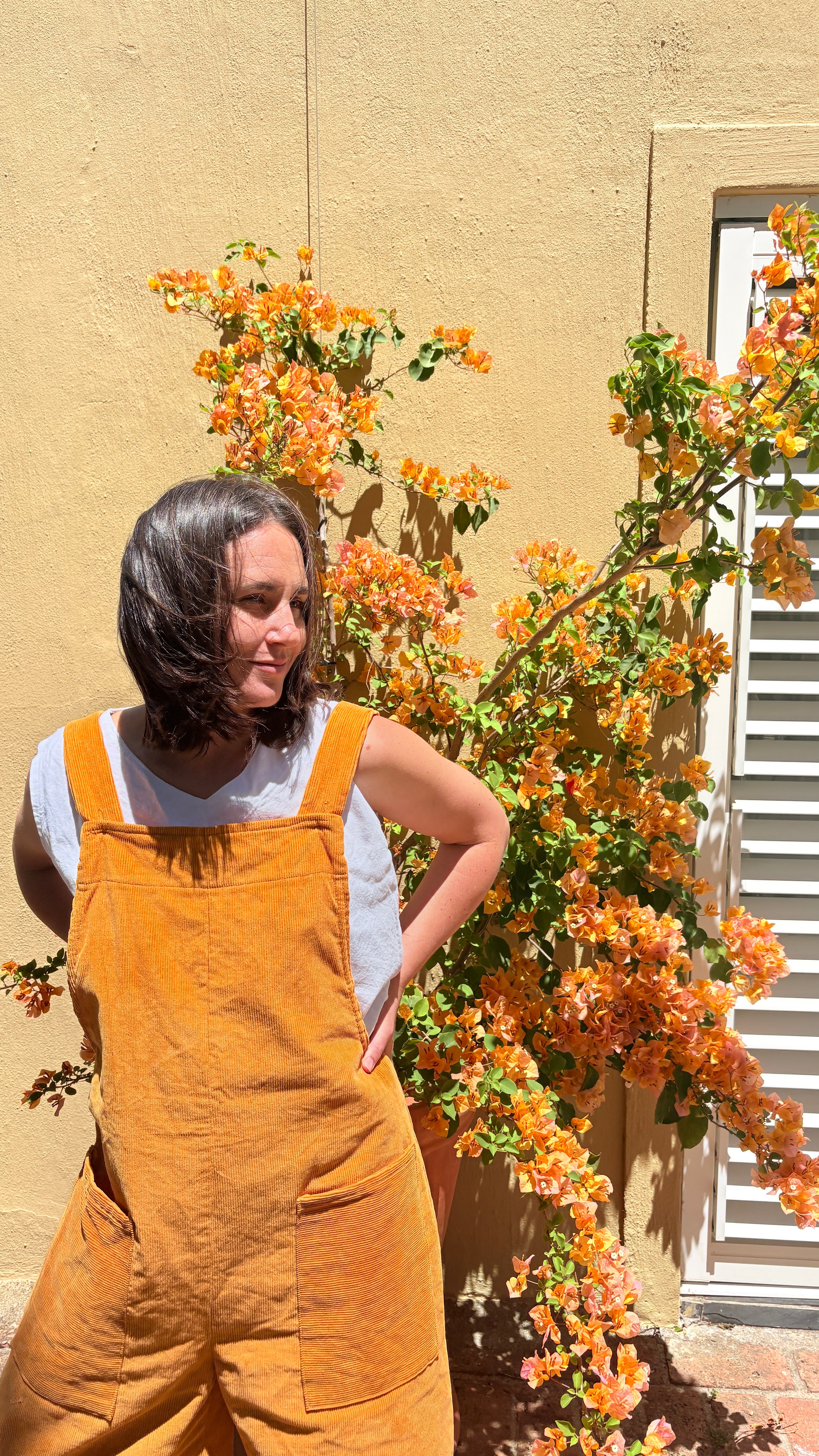 Studio Dungaree in cotton corduroy