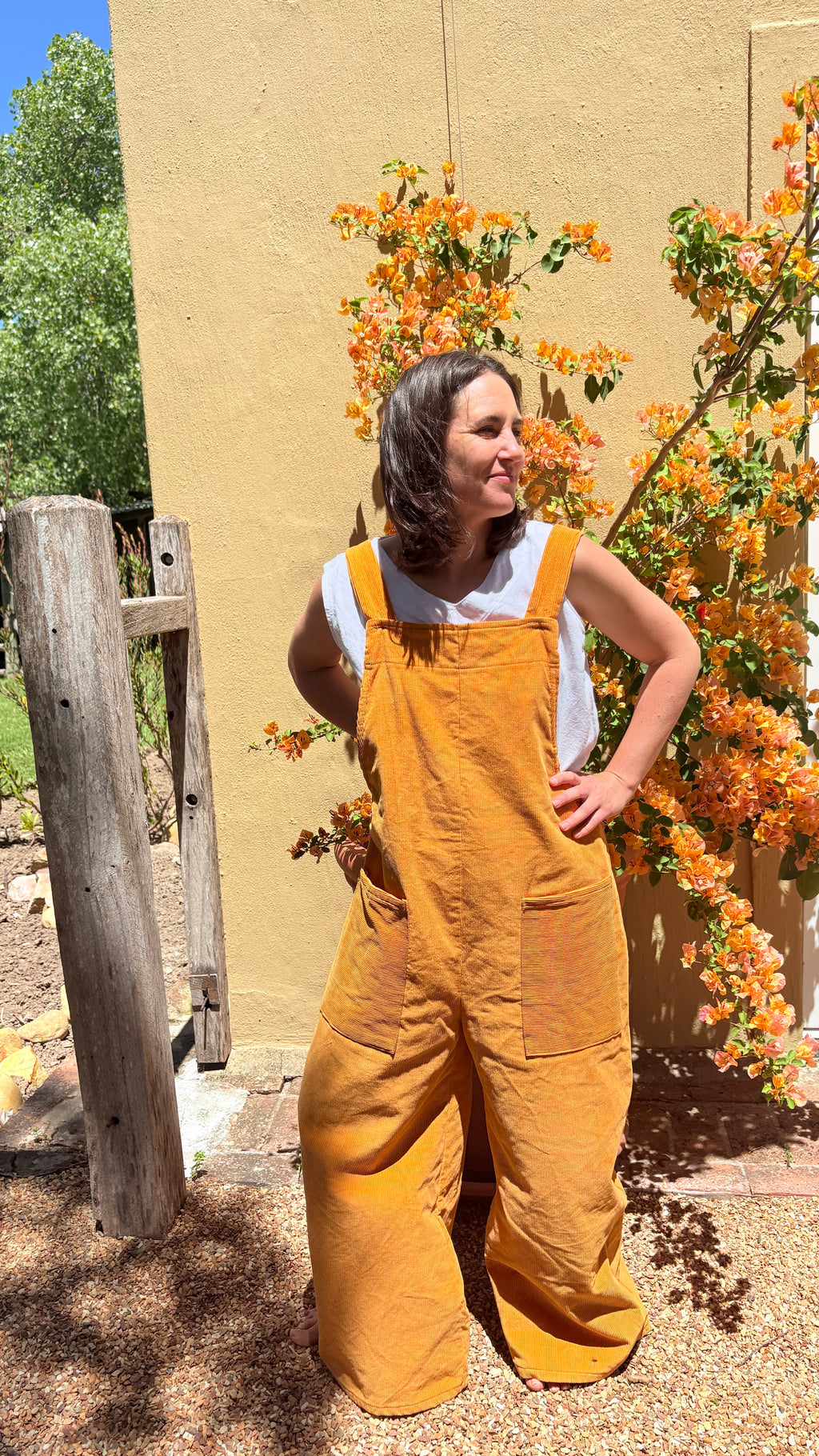 Studio Dungaree in cotton corduroy