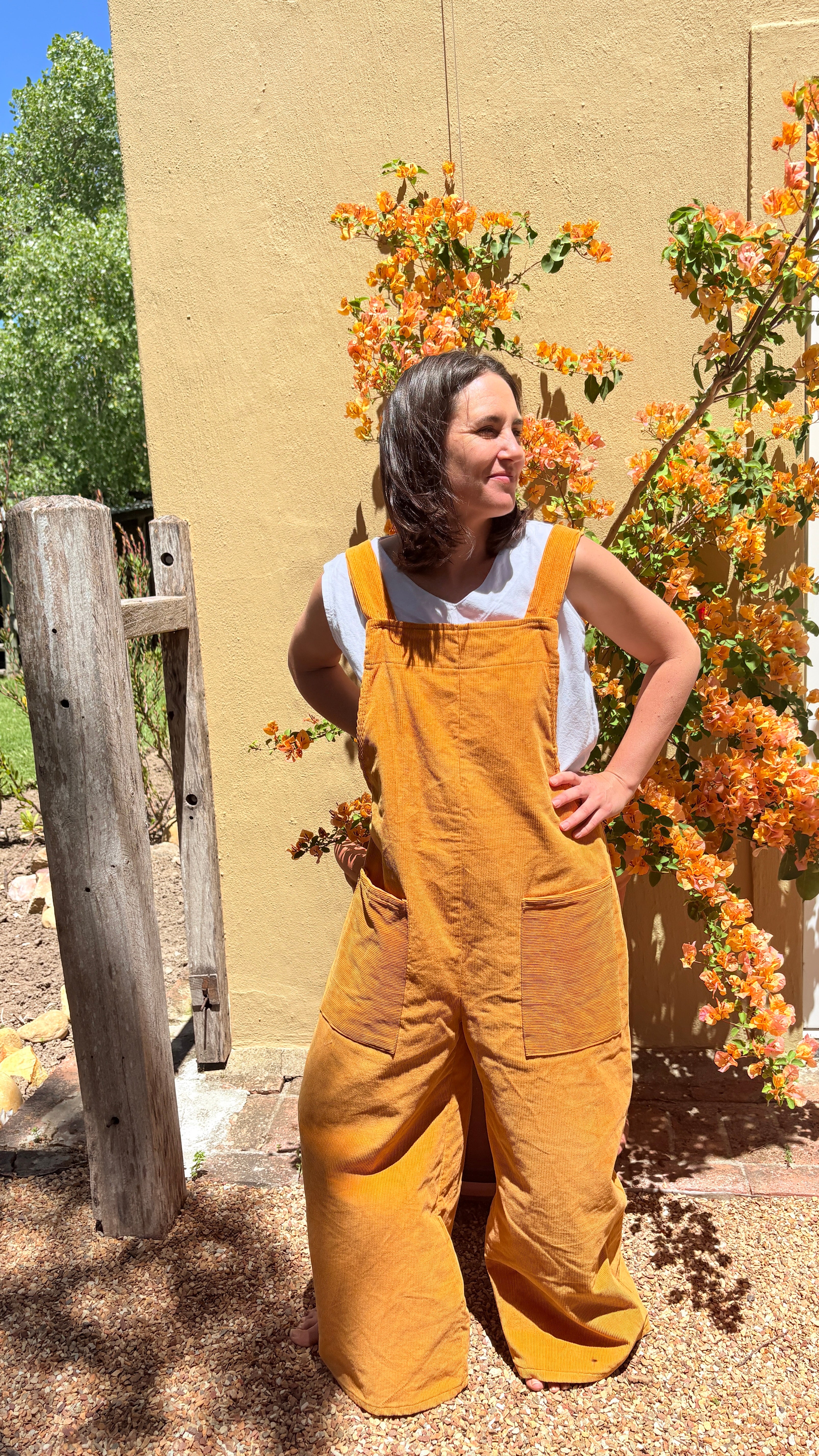Studio Dungaree in cotton corduroy