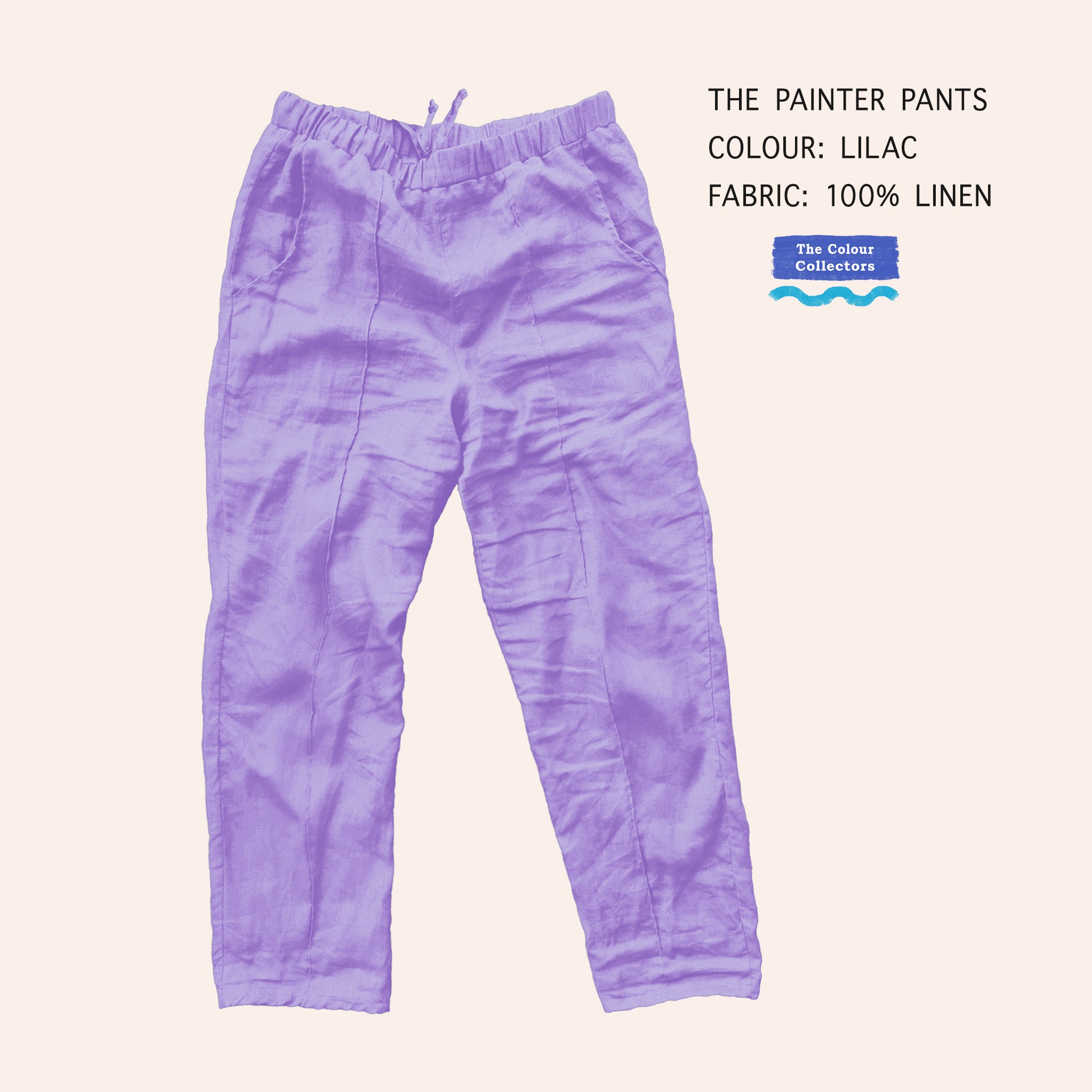 The Painter Pants 100% Linen (choose your colour)