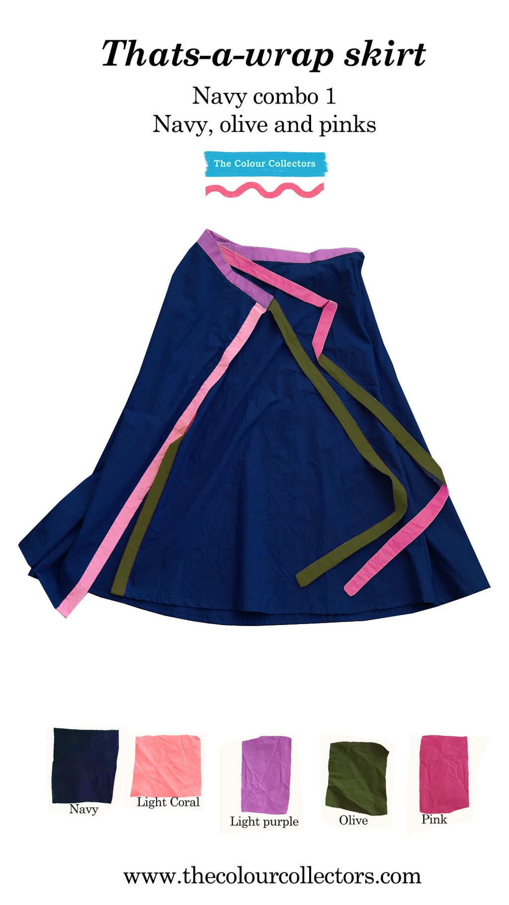 That's-a-wrap skirt (Design your own Multi-Colour skirt)