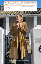 Cotton Corduroy Coat - Ochre heart