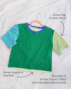 So Hue Cotton T-shirt  long and short sleeves (Pre-mixes)