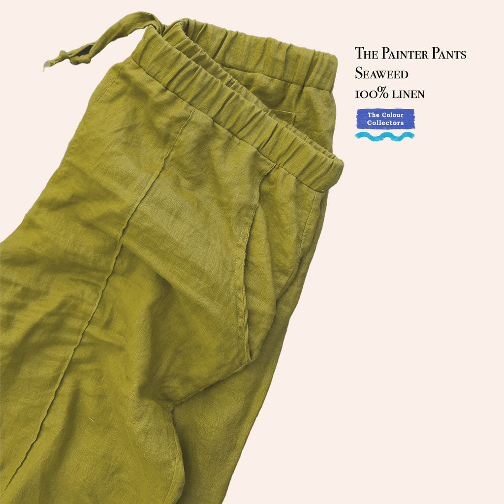The Painter Pants 100% Linen (choose your colour)