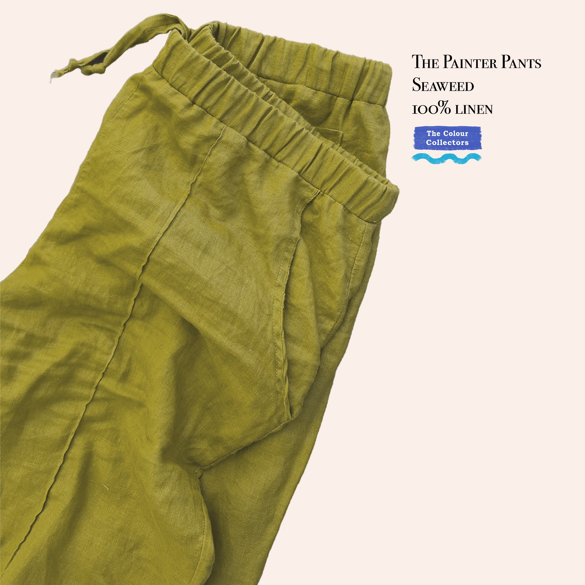 The Painter Pants 100% Linen (choose your colour)
