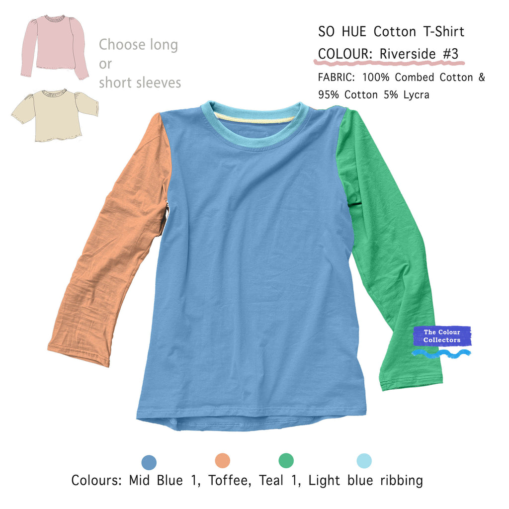 So Hue Cotton T-shirt  long and short sleeves (Pre-mixes)