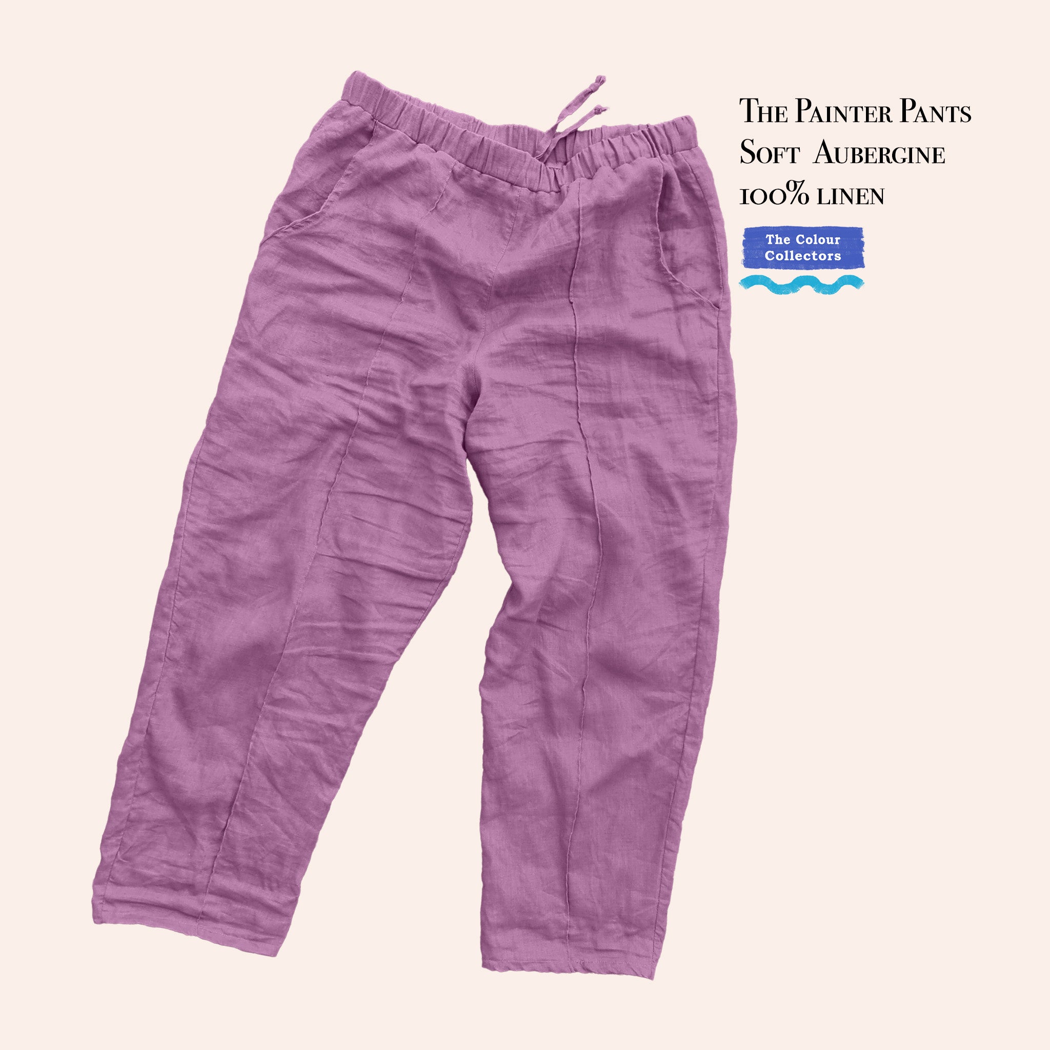 The Painter Pants 100% Linen (choose your colour)