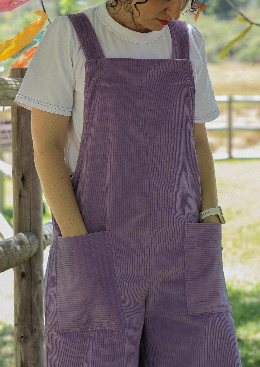 Studio Dungaree in cotton corduroy