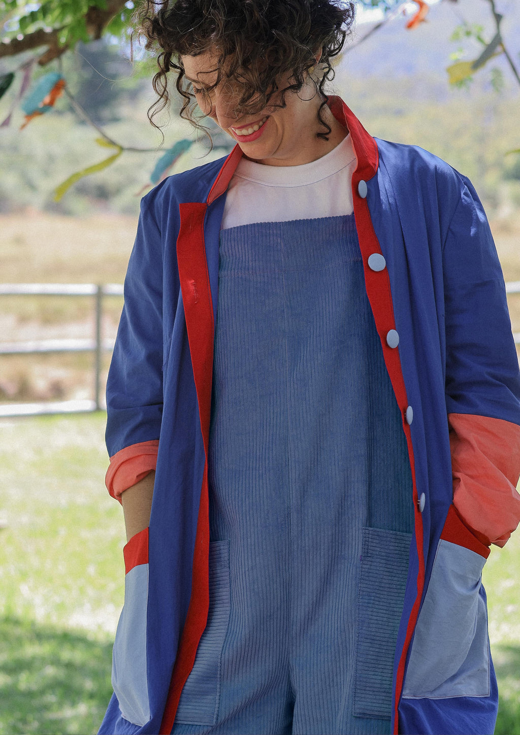 Studio Dungaree in cotton corduroy