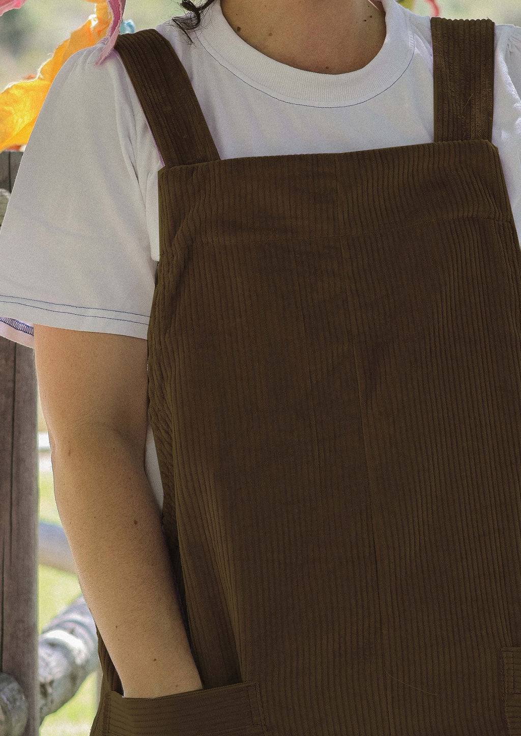 Studio Dungaree in cotton corduroy