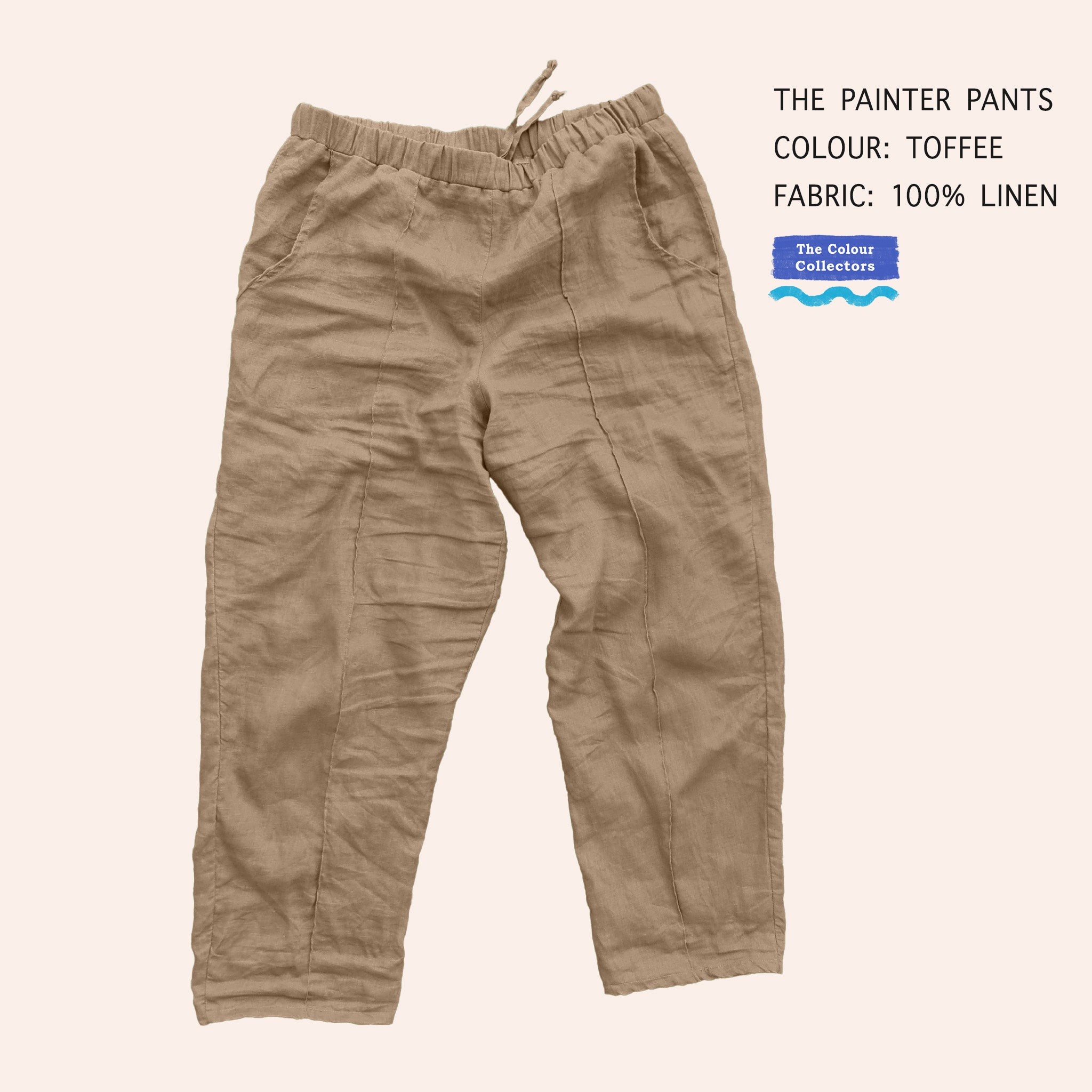 The Painter Pants 100% Linen (choose your colour)
