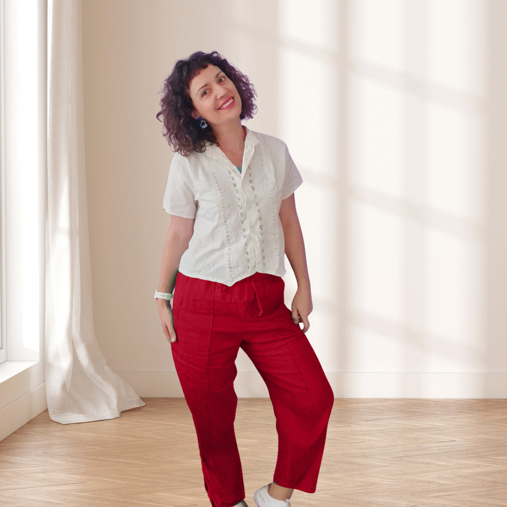 The Painter Pants 100% Linen (choose your colour)