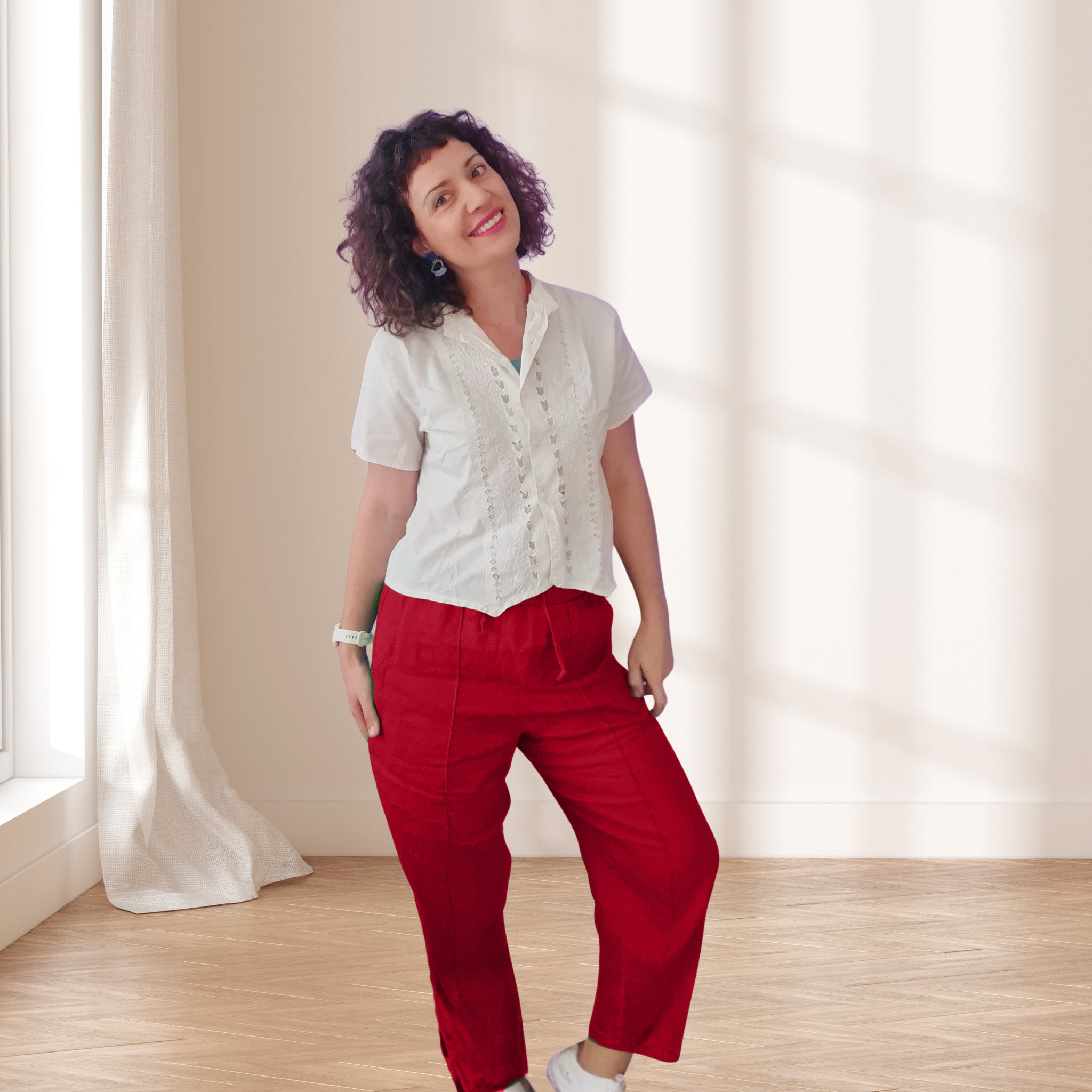 The Painter Pants 100% Linen (choose your colour)