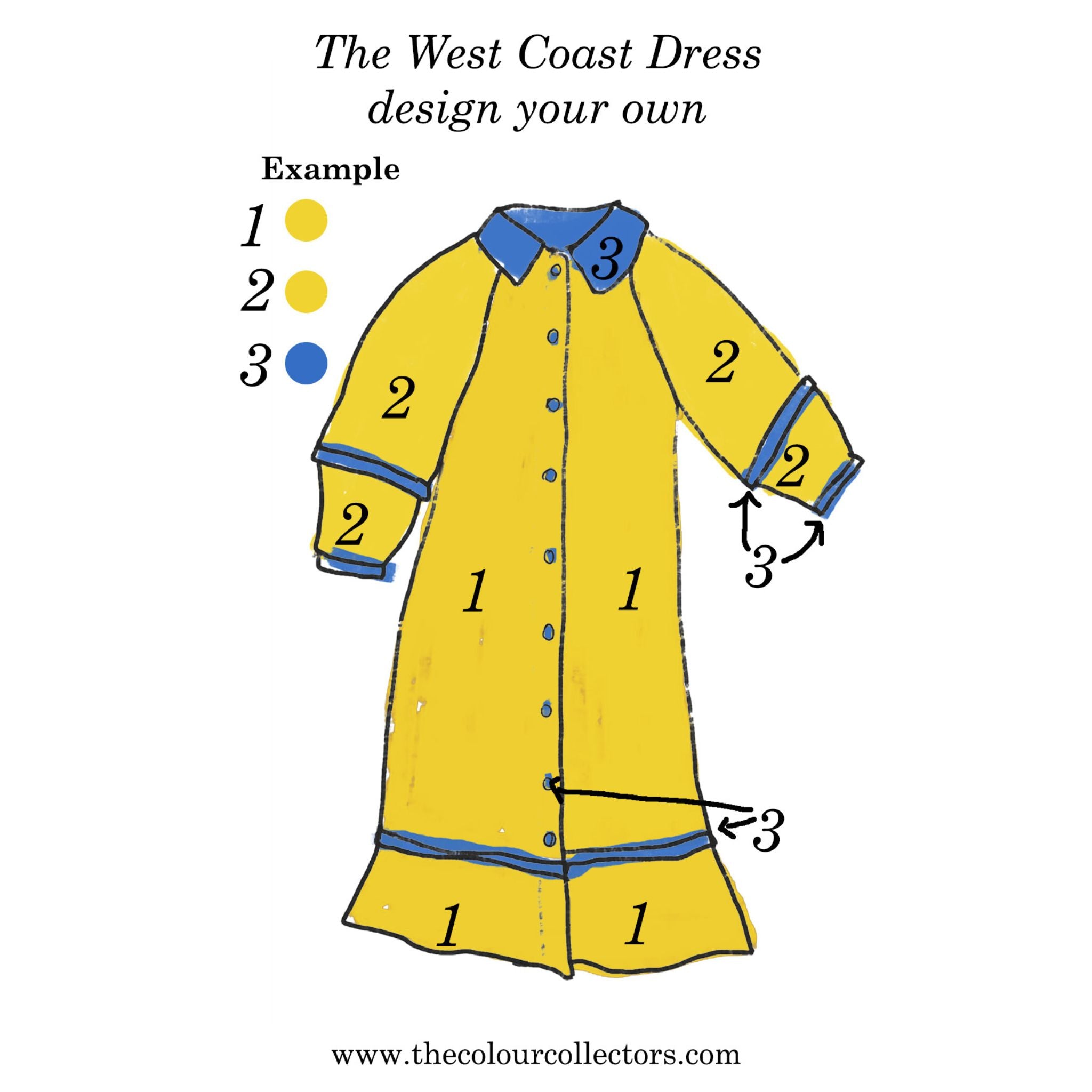 The West Coast dress (Design your own)