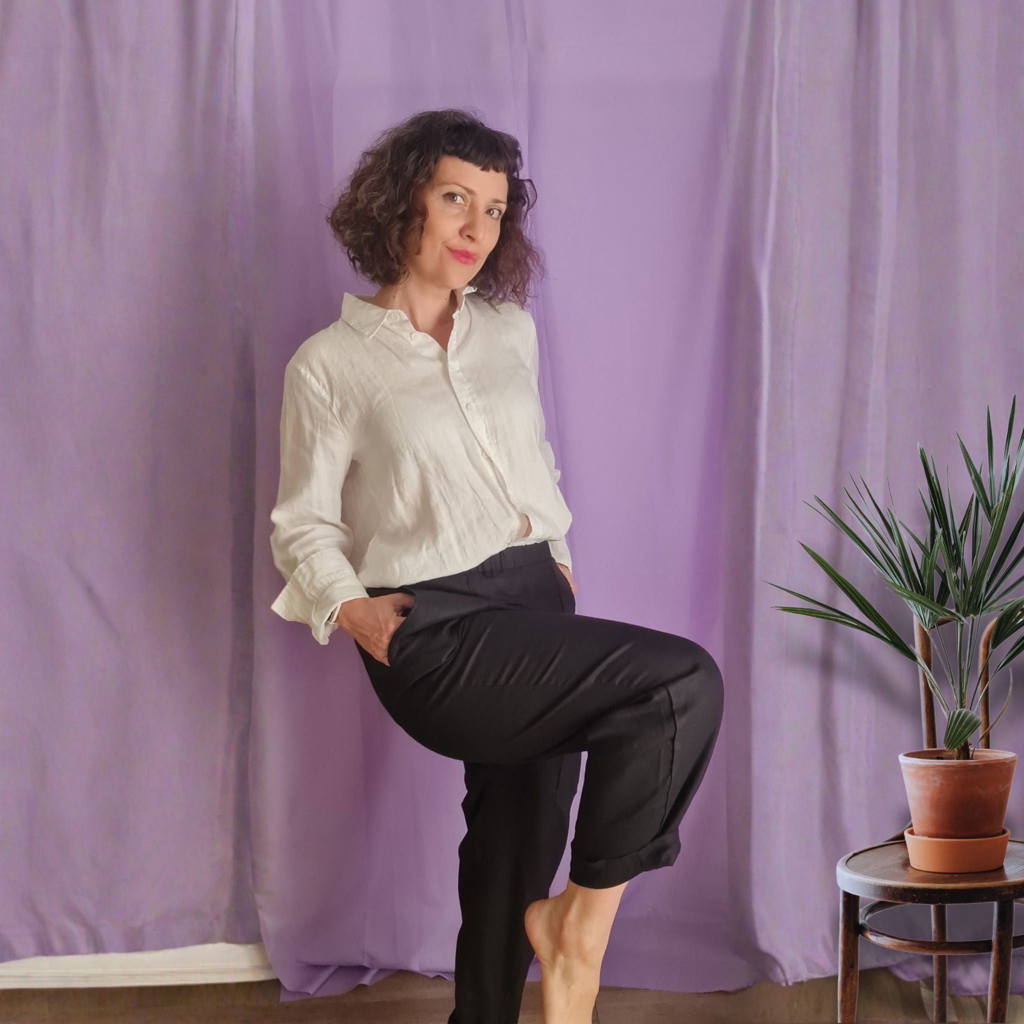 The Painter Pants 100% Linen (choose your colour)