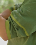 Close-up of the west coast dress sleeve detail