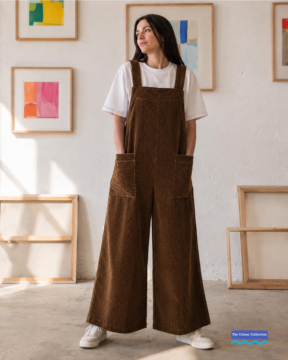 Studio Dungaree in cotton corduroy