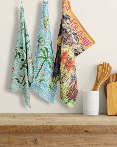 Cotton Tea towel - Garden Party