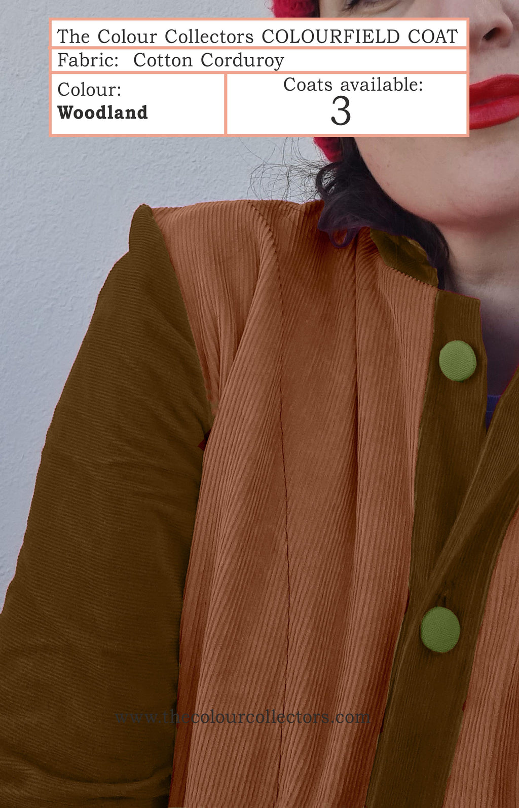 Cotton Corduroy Coat - Woodland