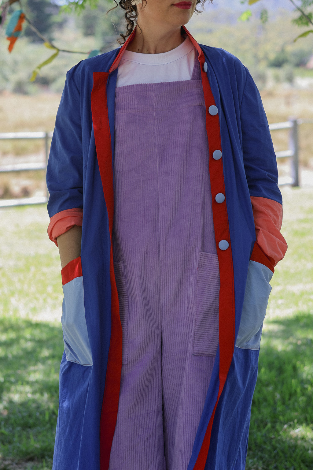 Studio Dungaree in cotton corduroy