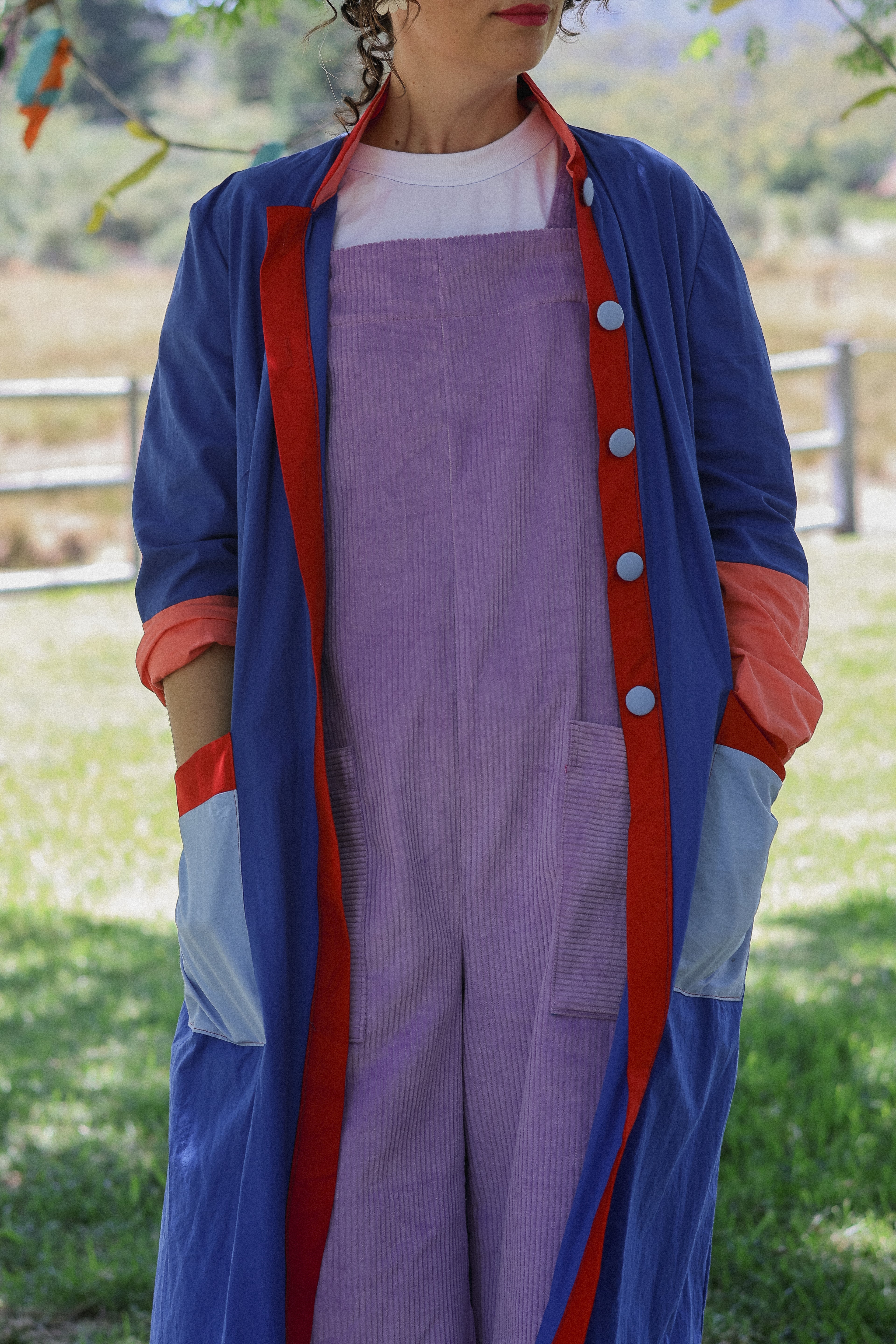 Studio Dungaree in cotton corduroy